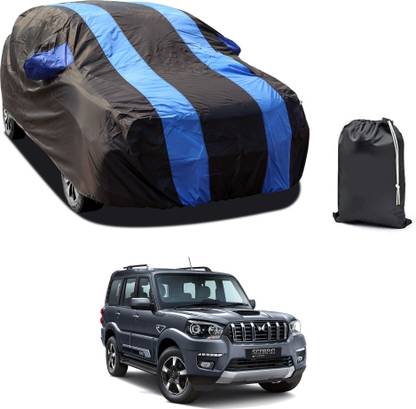 GOSHIV-car and bike accessories Car Cover For Mahindra Scorpio S2 9 Seater (With Mirror Pockets)