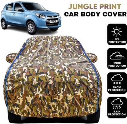 Delphinium Car Cover For Maruti Suzuki Alto 800, Alto 800 LX, Alto 800 LXI, Alto 800 VXI (With Mirror Pockets)
