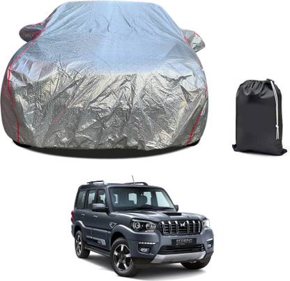 GOSHIV-car and bike accessories Car Cover For Mahindra Scorpio S2 9 Seater (With Mirror Pockets)