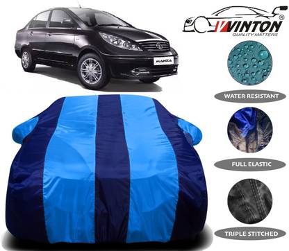 V VINTON Car Cover For Tata Manza (With Mirror Pockets)
