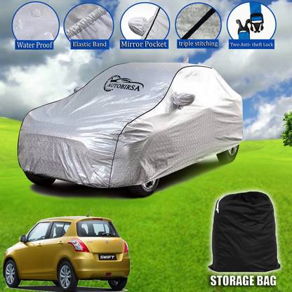 AUTOBIRSA Car Cover For Maruti Swift (With Mirror Pockets)