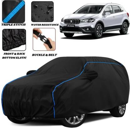 VOICO Car Cover For Maruti Suzuki S-Cross, S-Cross Alpha DDiS 200 SH Diesel, S-Cross DDiS 200 Alpha, S-Cross DDiS 200 Delta, S-Cross DDiS 200 Sigma, S-Cross DDiS 200 Zeta, S-Cross DDiS 320 Alpha, S-Cross DDiS 320 Delta, S-Cross DDiS 320 Zeta, S-Cross Delta DDiS 200 SH Diesel, S-Cross Premia, S-Cross Sigma DDiS 200 SH Diesel, S-Cross Zeta DDiS 200 SH Diesel (With Mirror Pockets)