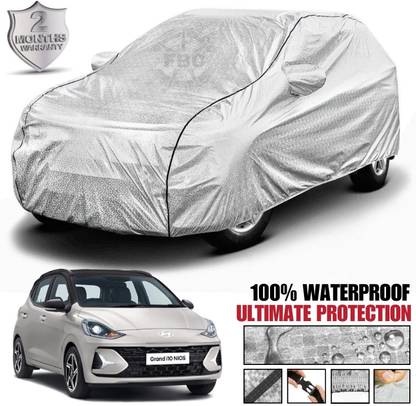 FBC Car Cover For Hyundai Grand i10 Nios, Universal For Car (With Mirror Pockets)