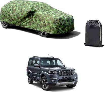 CODOKI Car Cover For Mahindra Scorpio S2 9 Seater (With Mirror Pockets)
