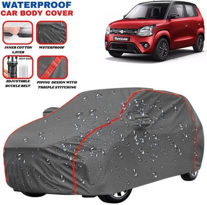 LE PRA Car Cover For Maruti Suzuki Wagon R, Wagon R 1.0, Wagon R 1.1L 16V, Wagon R ABS, Wagon R AMT VXI, Wagon R AMT VXI Option, Wagon R AX, Wagon R CNG LXI, Wagon R CNG LXI Opt, Wagon R D, Wagon R DLX, Wagon R EV, Wagon R EX, Wagon R LX, Wagon R LXI CNG, Wagon R LXI CNG Optional, Wagon R LXI Opt Petrol, WagonR Electric Vehicle, Wagon R LXI Optional, Wagon R MPV, Wagon R Stingray AMT VXI, Wagon R Stingray AMT VXI Optional, Wagon R Stingray LXI, Wagon R Stingray LXI Optional, Wagon R Stingray VX, Wagon R Stingray VXI, Wagon R Stingray VXI Optional, Wagon R VX, Wagon R VXI, Wagon R VXI 1.2 Petrol, Wagon R VXI AGS Optional, Wagon R VXI AMT 1.2 Petrol, Wagon R VXI AMT Opt 1.2 Petrol, Wagon R VXI AMT Opt Petrol, Wagon R VXI AMT Petrol, Wagon R VXI BS (With Mirror Pockets)