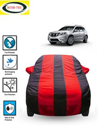 SCOR-TEC Car Cover For Nissan Terrano XL Plus 85 PS (With Mirror Pockets)