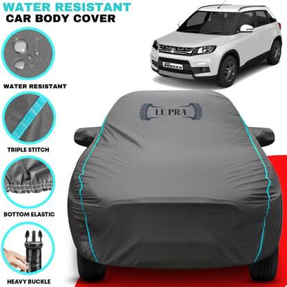 LE PRA Car Cover For Maruti Suzuki Brezza, Vitara Brezza, Vitara Brezza Facelift, Vitara Brezza LDi Diesel, Vitara Brezza LDi, Vitara Brezza LDi Option, Vitara Brezza LXI Petrol, Vitara Brezza VDi, Vitara Brezza VDi AMT Diesel, Vitara Brezza VDi Diesel, Vitara Brezza VDi Option, Vitara Brezza VXI AT Petrol, Vitara Brezza VXI Petrol, Vitara Brezza ZDi, Vitara Brezza ZDi AMT Diesel, Vitara Brezza ZDi Diesel, Vitara Brezza ZDi Plus, Vitara Brezza ZDi Plus AMT Diesel, Vitara Brezza ZDi Plus Dual Tone Diesel, Vitara Brezza ZXI AT Petrol, Vitara Brezza ZXI Petrol, Vitara Brezza ZXI Plus AT Dual Tone Petrol, Vitara Brezza ZXI Plus AT Petrol, Vitara Brezza ZXI Plus Dual Tone Petrol, Vitara Brezza ZXI Plus Petrol (With Mirror Pockets)