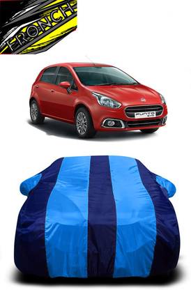 FRONCH Car Cover For Fiat Punto EVO 1.3 Active (With Mirror Pockets)