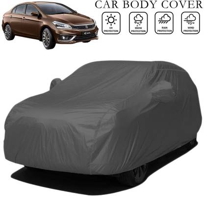 BOTAUTO Car Cover For Maruti Suzuki Ciaz, Ciaz AT ZXi Plus, Universal For Car (With Mirror Pockets)
