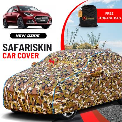 AUTOMOZEXO Car Cover For Maruti Dzire (With Mirror Pockets)