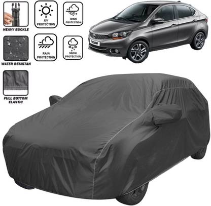 BOTAUTO Car Cover For Tata Tigor EV, Universal For Car (With Mirror Pockets)