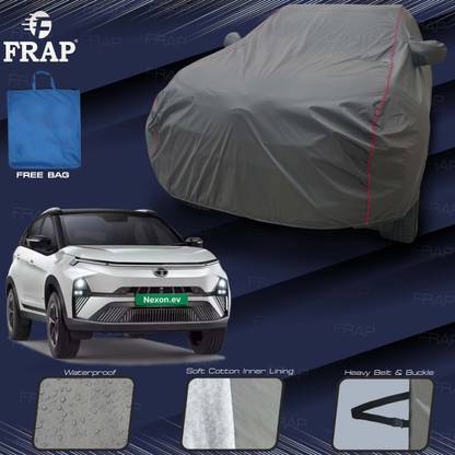 Frap Car Cover For Tata Nexon Facelift, Nexon EV, Nexon XM Diesel, Nexon XZ Petrol (With Mirror Pockets)
