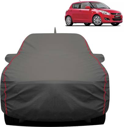 CARZEX Car Cover For Maruti Suzuki Swift, Swift AMT VDI, Swift AMT VXI, Swift AMT ZDI, Swift AMT ZXI, Swift Hybrid, Swift LDI, Swift LXI, Swift RS, Swift VDI, Swift XDI, Swift ZDi, Swift ZXI (With Mirror Pockets)