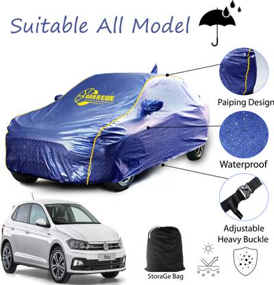 GARREGE Car Cover For Volkswagen Polo (With Mirror Pockets)