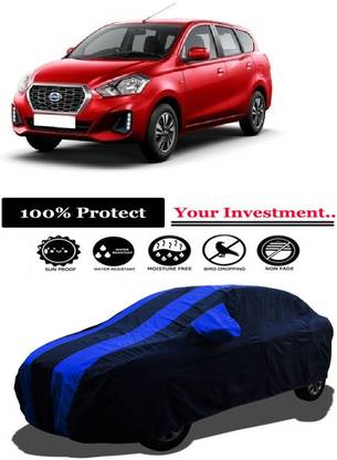 Amexride Car Cover For Datsun Go Plus T CVT Petrol (With Mirror Pockets)