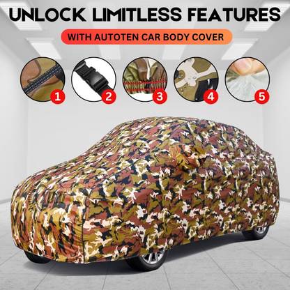 xodi Car Cover For Maruti Suzuki Alto 800, Alto 800 LX, Alto 800 STD, Alto 800 VXI (With Mirror Pockets)