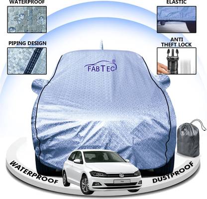 FABTEC Car Cover For Volkswagen Polo (With Mirror Pockets)