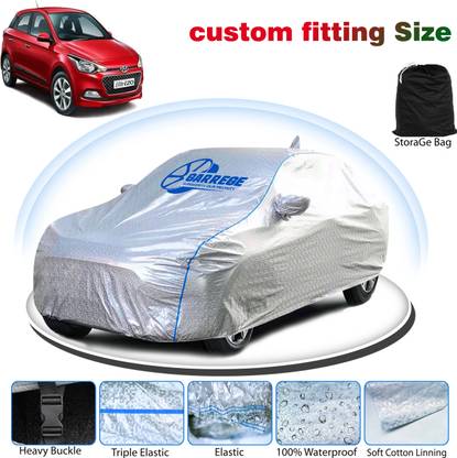 GARREGE Car Cover For Hyundai Elite i20 Asta 1.2 (With Mirror Pockets)