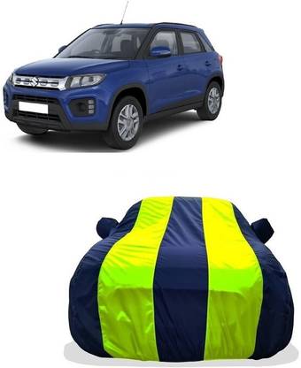 Tricway Car Cover For Maruti Suzuki Vitara Brezza VXI AT Petrol (With Mirror Pockets)