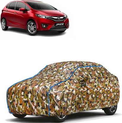 LUBANAZ Car Cover For Honda Jazz, Universal For Car (With Mirror Pockets)