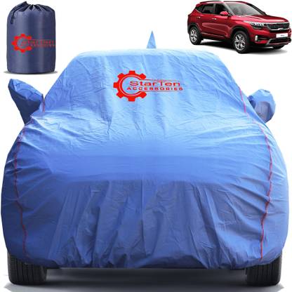 STARTEN Car Cover For Kia Seltos HTX IVT G Petrol (With Mirror Pockets)