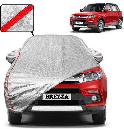 TAXZONE Car Cover For Maruti, Maruti Suzuki Brezza, Vitara Brezza, Vitara Brezza Facelift, Vitara Brezza LDi, Vitara Brezza VDi (With Mirror Pockets)
