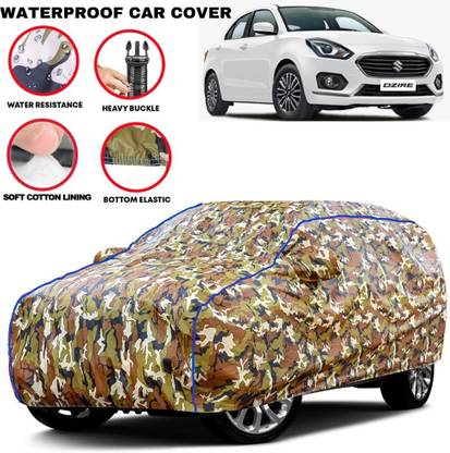 kerwa Car Cover For Maruti Suzuki Swift Dzire, Swift Dzire 1.2L, Swift Dzire 1.3L, Swift Dzire AMT ZDI, Swift Dzire EX (With Mirror Pockets)