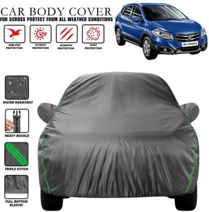 CITYVEGI Car Cover For Maruti Suzuki S-Cross, S-Cross Premia, S-Cross DDiS 320 Alpha (With Mirror Pockets)