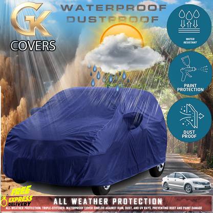 Tamanchi Autocare Car Cover For Skoda Rapid (With Mirror Pockets)