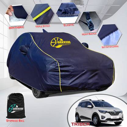GARREGE Car Cover For Renault Triber, Triber RXE Petrol (With Mirror Pockets)