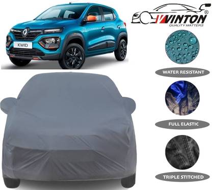 V VINTON Car Cover For Renault Kwid (With Mirror Pockets)