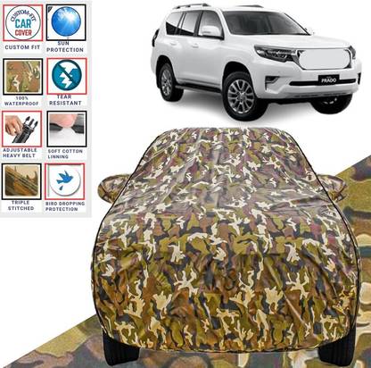 BOTAUTO Car Cover For Toyota Prado, Universal For Car (With Mirror Pockets)