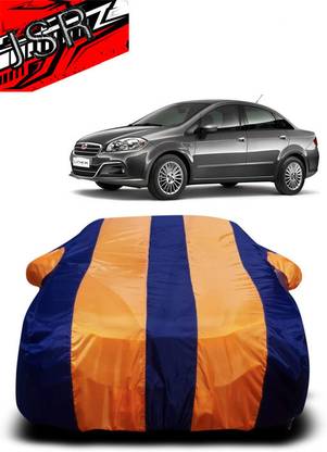 J S R Car Cover For Fiat Linea Power Up 1.3 Active Diesel (With Mirror Pockets)