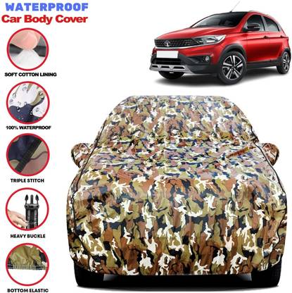 Grizzly Car Cover For Tata Tiago NRG, Tiago NRG AMT Petrol, Tiago NRG Diesel, Tiago NRG Petrol (With Mirror Pockets)
