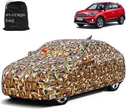 AUTOMOZEXO Car Cover For Hyundai Creta (With Mirror Pockets)