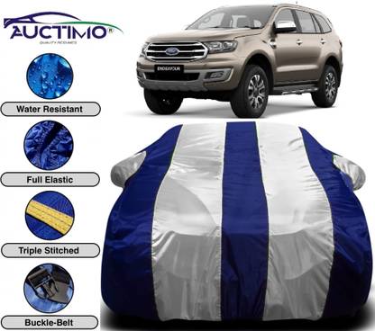 AUCTIMO Car Cover For Ford Endeavour (With Mirror Pockets)