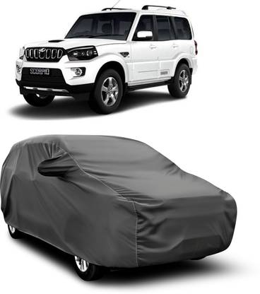 zawr Car Cover For Mahindra Scorpio S9 Diesel (With Mirror Pockets)