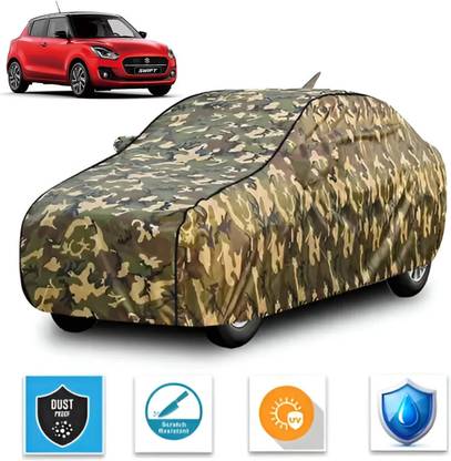 FABTEC Car Cover For Maruti Suzuki Swift (With Mirror Pockets)