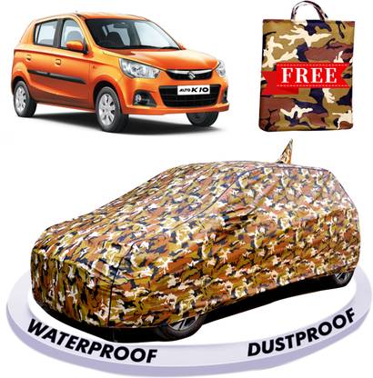 FABZEX Car Cover For Maruti Alto K10, Alto K10 0.8L 12C, Alto K10 LX, Alto K10 LX Petrol, Alto K10 LXI, Alto K10 LXI CNG, Alto K10 LXI Petrol, Alto K10 VXI, Alto K10 VXI AGS, Alto K10 VXI AMT Petrol, Alto K10 VXI Petrol (With Mirror Pockets)
