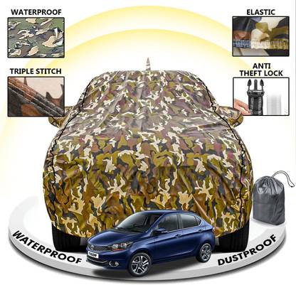 CARZEX Car Cover For Tata Tigor (With Mirror Pockets)
