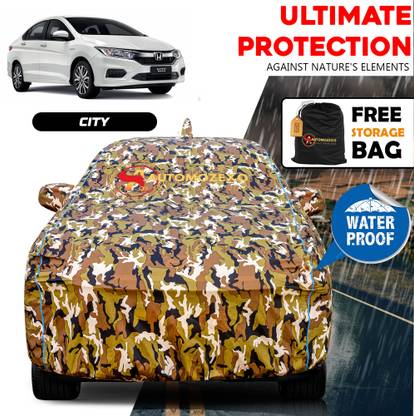 AUTOMOZEXO Car Cover For Honda City (With Mirror Pockets)