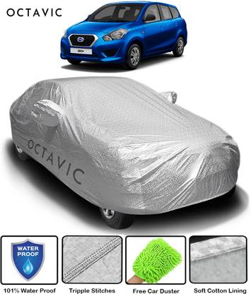 octavic Car Cover For Nissan Datsun GO D Petrol (With Mirror Pockets)