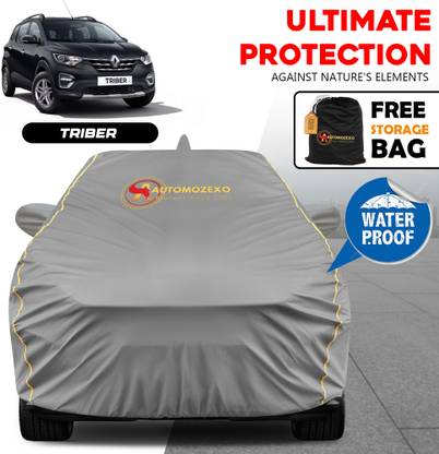 AUTOMOZEXO Car Cover For Renault Triber, Triber RXE, Triber RXE Petrol, Triber RXL Petrol, Triber RXT Petrol (With Mirror Pockets)