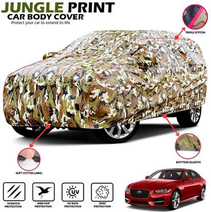 Mwiss Car Cover For Jaguar XF, XF 2.0 Diesel Portfolio Diesel, XF 2.0 Diesel Prestige Diesel (With Mirror Pockets)