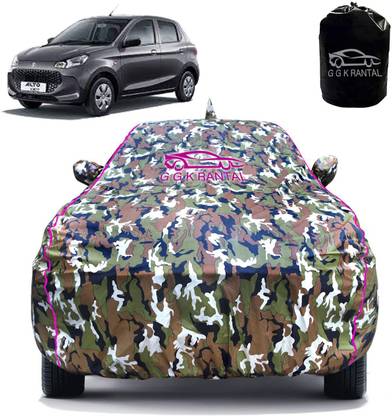 G G K RANTAL Car Cover For Maruti, Maruti Suzuki Alto K10, Alto K10 LX, Alto K10 LXI, Alto K10 VXI, Alto K10 VXI AGS (With Mirror Pockets)