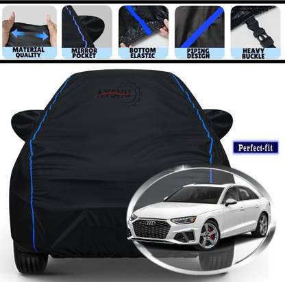 AYSHU Car Cover For Audi S4, S4 3.0 TFSI Quattro Technology Pack Petrol, S40, S40 D2 1.6D R Design, S40 D2 1.6D SE (With Mirror Pockets)