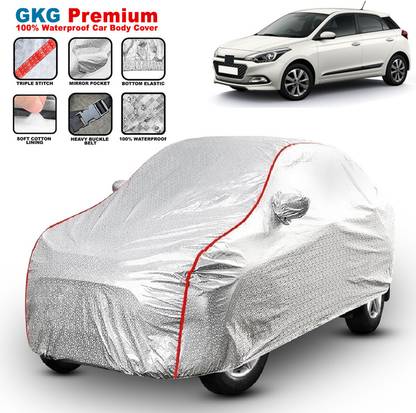 GKG Car Cover For Hyundai Elite i20, Elite i20 2020, Elite i20 Asta 1.2, Elite i20 Asta 1.4 CRDi, Elite i20 Asta Option 1.2, Elite i20 Asta Option 1.4 CRDi, Elite i20 Asta Option CVT Petrol, Elite i20 Asta Option Petrol, Elite i20 Era 1.2, Elite i20 Era 1.4 CRDi, Elite i20 Era Petrol, Elite i20 Magna 1.2, Elite i20 Magna 1.4 CRDi, Elite i20 Magna Plus Petrol, Elite i20 Sportz 1.2, Elite i20 Sportz 1.4 CRDi, Elite i20 Sportz Plus CVT Petrol, Elite i20 Sportz Plus Dual Tone Petrol, Elite i20 Sportz Plus Petrol (With Mirror Pockets)