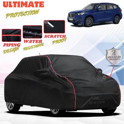 Mwiss Car Cover For BMW X1, X1 M Sport sDrive 20d Diesel, X1 xDrive 20d xLine, Universal For Car (With Mirror Pockets)