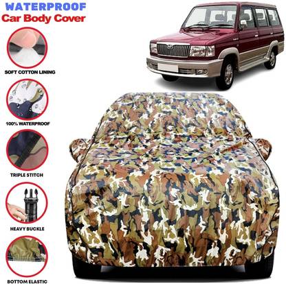 Grizzly Car Cover For Toyota Qualis, Qualis 2.0i, Qualis 2.5L, Qualis Euro II, Qualis FS B1, Qualis FS B3, Qualis FS B6, Qualis FS F2, Qualis FS F5, Qualis FS F7, Qualis Fleet A1, Qualis GS C1, Qualis GS C3, Qualis GS C4, Qualis GS C5, Qualis GS C8, Qualis GS G4, Qualis GS G8, Qualis GST D2, Qualis GST D6, Qualis GST Super, Qualis RS E2, Qualis RS E3 (With Mirror Pockets)