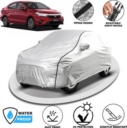 FABTEC Car Cover For Honda City (With Mirror Pockets)